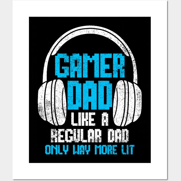 Gamer Dad Wall Art by KAWAIITEE